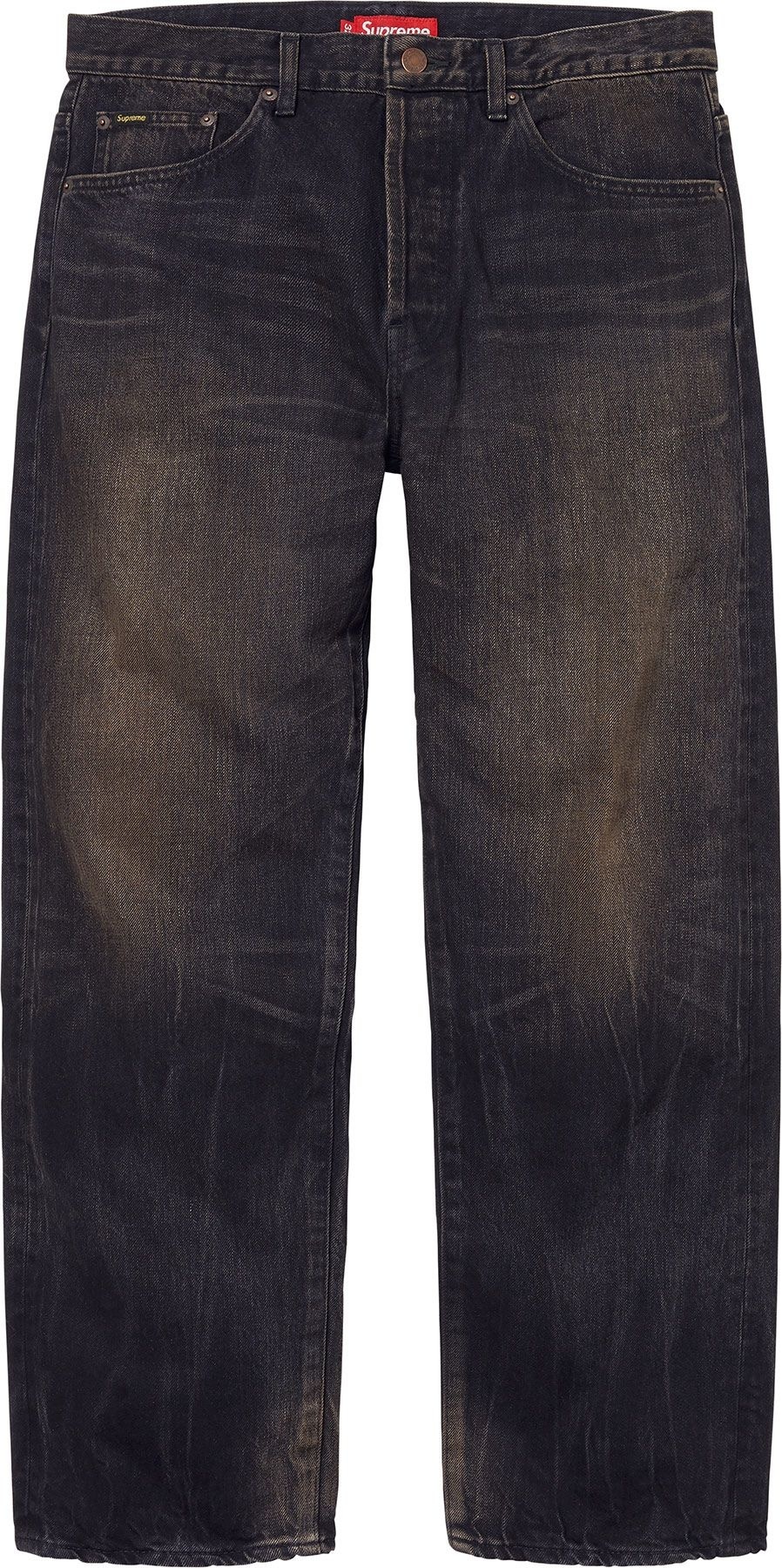 Distressed Loose Fit Selvedge Jean view 5